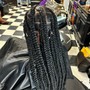 Knotless Braids Large Mid Back Length