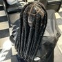 Knotless Braids Large Mid Back Length