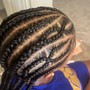 Large Boho knotless Braids