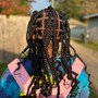 Loc color (full head) lifted