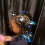 Kid's Indivual  Braids ( No Weave )