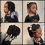 Kid's Indivual  Braids ( No Weave )