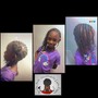 Kid's Indivual  Braids ( No Weave )