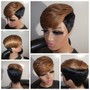 Short hairstyle re curl