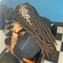 Loc Maintenance & Two Strand Twist- (Cuban Twist Marley hair added) (hair not included).