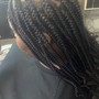 Knotless braids small