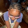 Kid's Braids with No Added Hair – Perfect for Your Little Ones!"