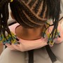 Kid's small knotless Braids