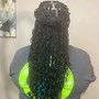 Half up Half Down Quick Weave