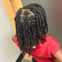 Kids natural braids (no braid hair)