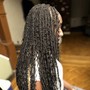 Small Knotless Box Braids