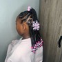 Kid's Braids, Partial Weave