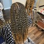 BOHO / GODDESS  BRAIDS ( Medium )