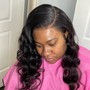 FRENCH CURL BRAIDS (Medium size)