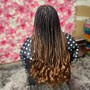 FRENCH CURL BRAIDS (Medium size)