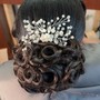 Wedding updo and events