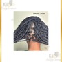 Small knotless braids