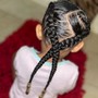 2 Feed In Braids