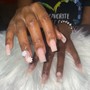 Medium length Acrylic Nails