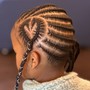 Kiddie Braids with Beads