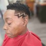 Women's Haircut with Ehanced design work