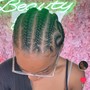 2-6 feed in braids