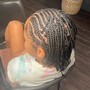 Kid's Cornrows Braids ( no hair added)