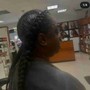 2 Braids w/Weave Extensions