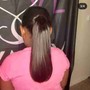 Blowout shoulder length