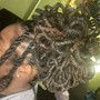 Make My Locs Into Wicks - Short Locs (EAR LENGTH)