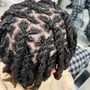 Med box braids (French curl)