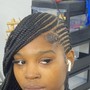 6 feed in braids