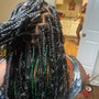 Medium bohemian knotless Braids