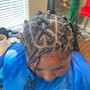 Kids Cornrows w/hair& beads