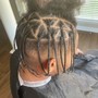 Adult Cornrolls w/hair added