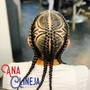 Kids design braids no wash