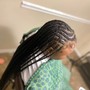 Medium Knotless Braids