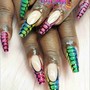 Nail Art Encapsulated Nails