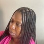 Medium Knotless Braids