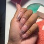 Natural gel nails