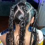 Knottless Individual Braids