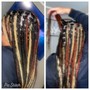 Large Rubber-band Box Braids