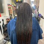 Box Braids medium midback