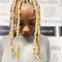 Small individual braids/twist