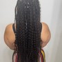 Large Knotless Box Braids