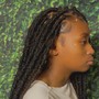 Braided ponytail small braids