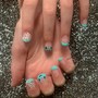 Cuticle Rhinestones Per Nail