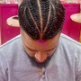 feed in cornrow braids