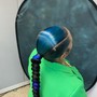 Sleek ponytail