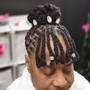 Cuban twist loc styles